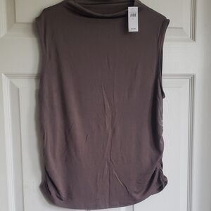 GAP Purple Sleeveless Muscle Tee Relaxed Fit
